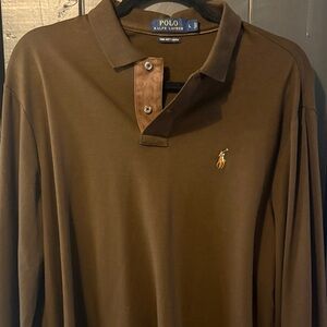 Polo by Ralph Lauren Pima Soft Touch Dark Brown Men's Polo Shirt